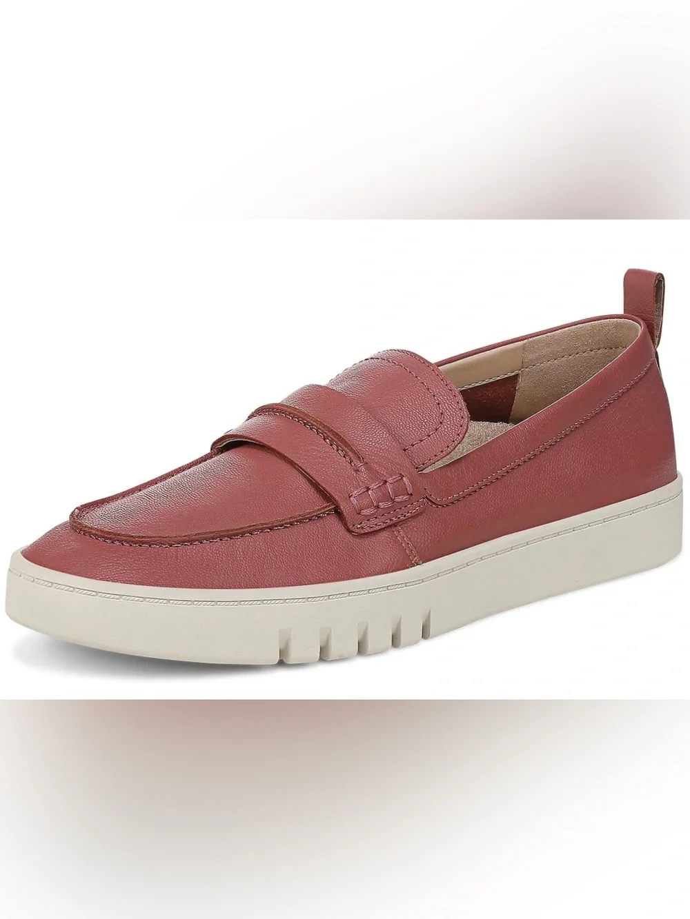 Vionic Women’s Slip-On Loafer in Dusty Rose with Cream Sole Size 8 - Picture 1 of 16